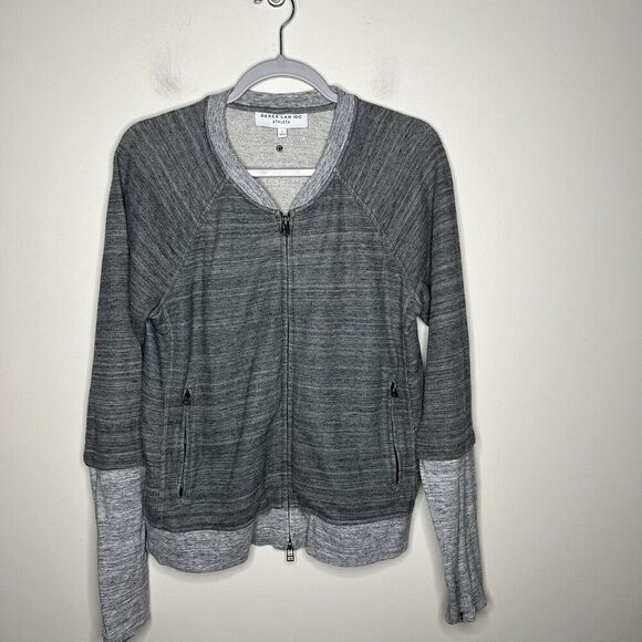 Derek Lam IOC x Athleta Sweatshirt Jacket Womens Large Collab Color Block Zip Up - Picture 5 of 16
